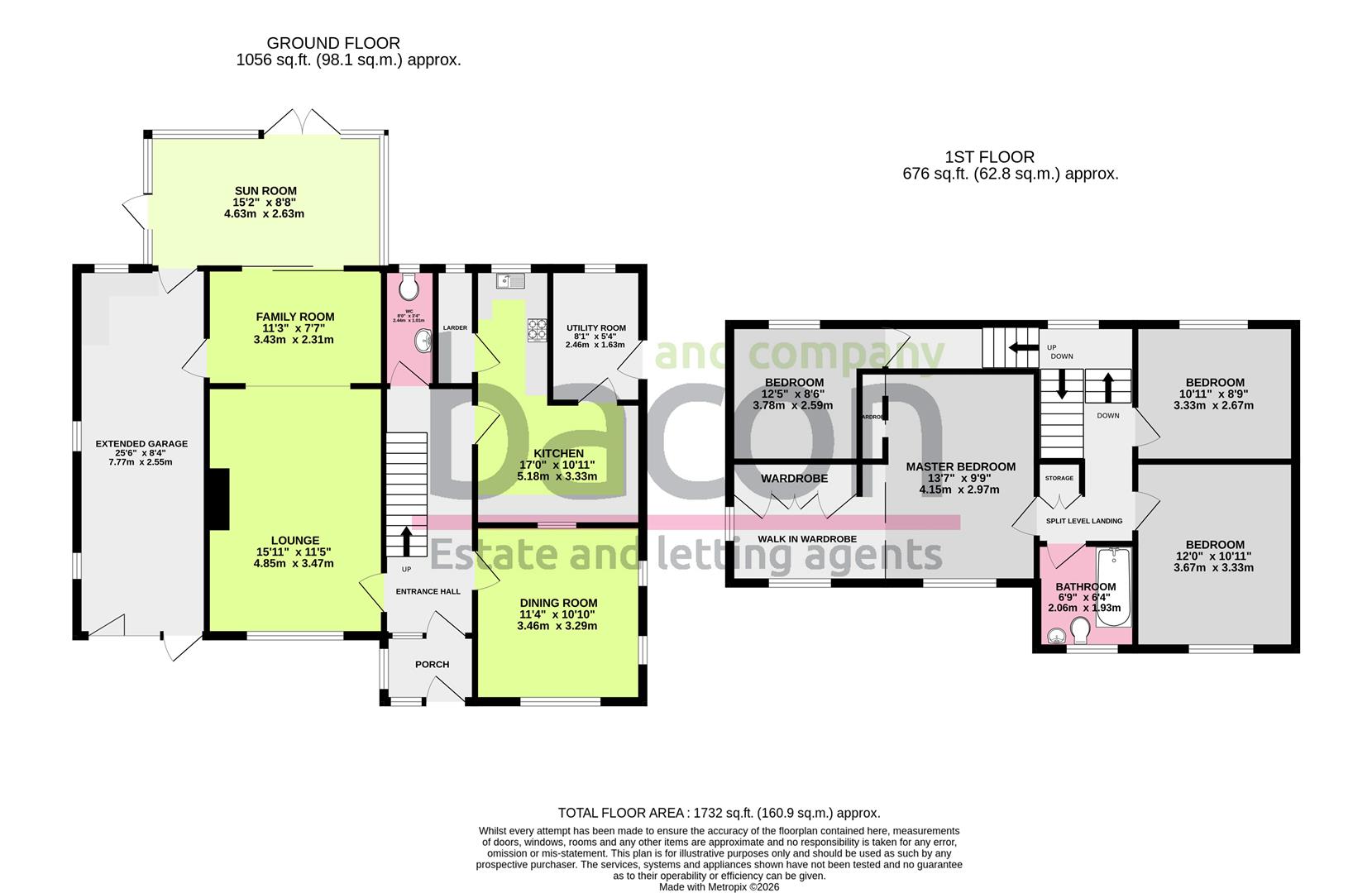 Floor Plan | House - Detached | Findon Road, Findon Valley, Worthing, West Sussex, BN14 0AQ | For Sale
